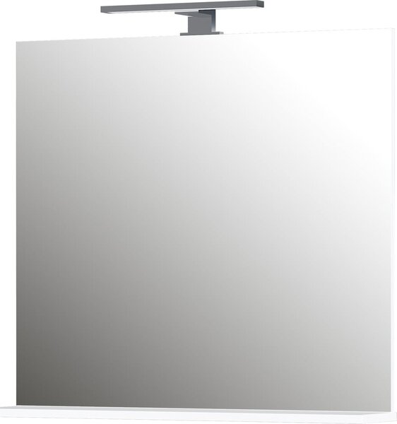 Specchio da parete con illuminazione/con ripiano 76x75 cm – Germania