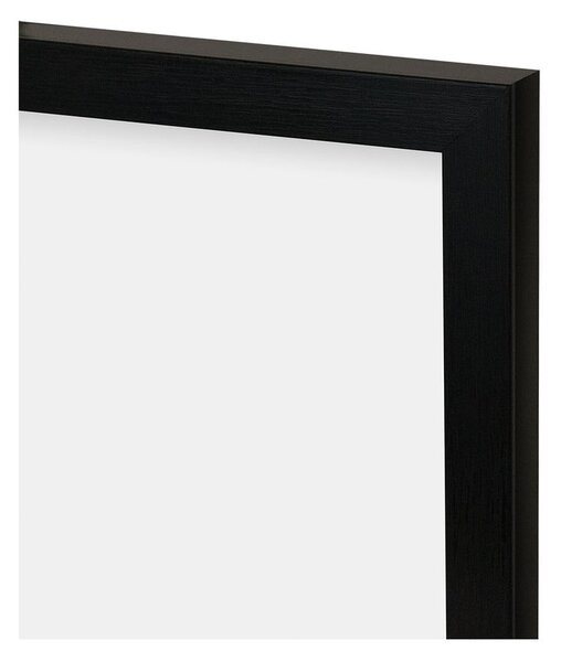 Cornice da parete in plastica nera 75x30 cm - knor
