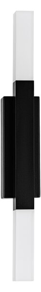 Applique Moderna Alcudia Alluminio Nero 2 Luci Led 5,5W