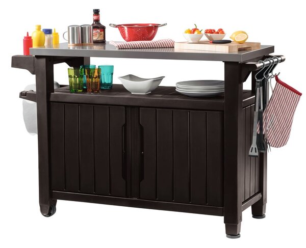 Tavolo pieghevole per grigliate 134x52 cm Unity - Keter
