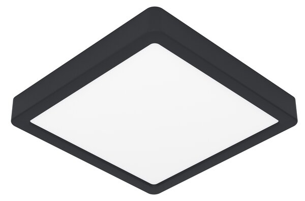 Plafoniera Moderna Fueva 5 In Acciaio Nero Led Integrato 17W 3000K Ip20