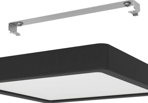 Plafoniera Moderna Fueva 5 In Acciaio Nero Led Integrato 17W 3000K Ip20