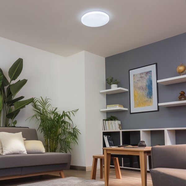 Brilagi - Plafoniera LED dimmerabile SMART STARS LED/24W/230V pr. 38 cm Wi-Fi Tuya + telecomando