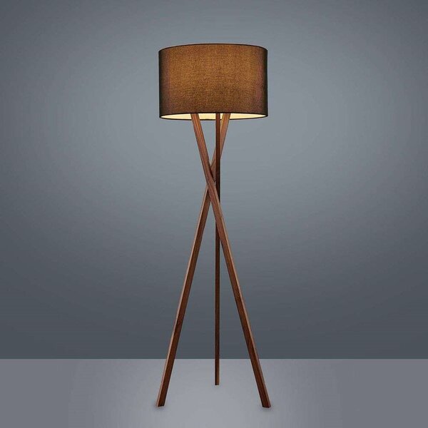 Lucande - Auriane Piantana Black/Walnut Lucande