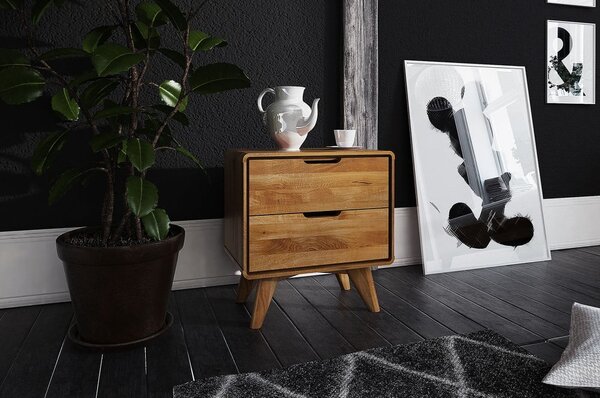 Comodino in legno di quercia Greg - The Beds