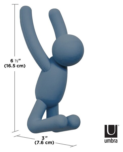 Ganci in plastica da parete in set da 3 Buddy - Umbra