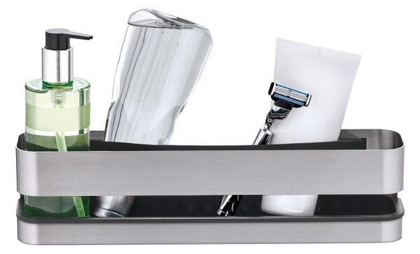 Mensola da bagno in acciaio inox opaco Areo, lunghezza 34 cm Nexio - Blomus