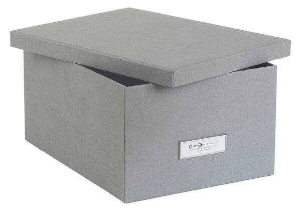 Set di 3 scatole portaoggetti grigie Inge - Bigso Box of Sweden