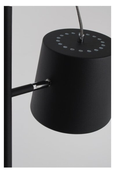 Lampada da terra con testa a fibbia nera - Zuiver