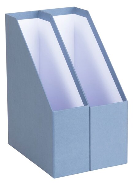 Organizer in cartone per documenti in set da 2 Viola - Bigso Box of Sweden
