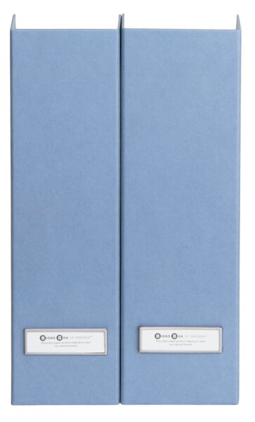 Organizer in cartone per documenti in set da 2 Viola - Bigso Box of Sweden