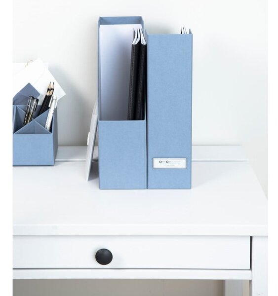 Organizer in cartone per documenti in set da 2 Viola - Bigso Box of Sweden