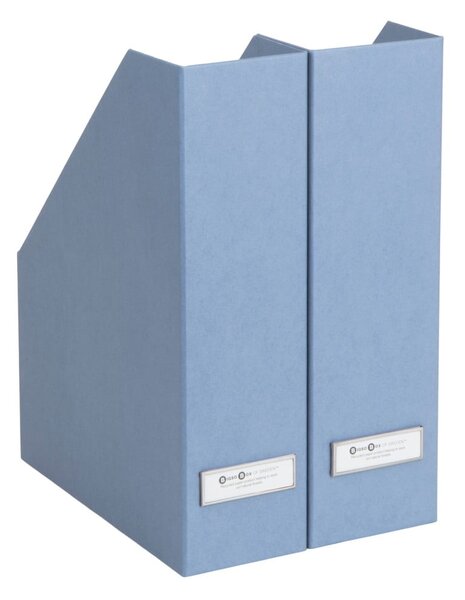 Organizer in cartone per documenti in set da 2 Viola - Bigso Box of Sweden