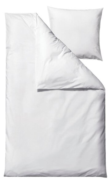 Biancheria da letto bianca in cotone biologico 200x140 cm Wave Optical - Södahl