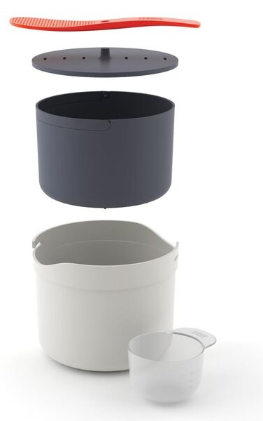 Set arancione e grigio per la preparazione del riso M-Cuisine - Joseph Joseph