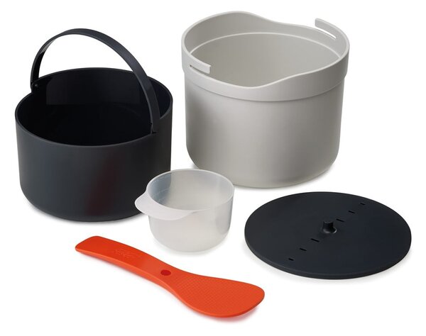 Set arancione e grigio per la preparazione del riso M-Cuisine - Joseph Joseph