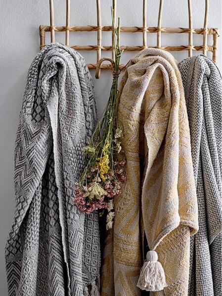 Coperta grigia , 130 x 160 cm Throw - Bloomingville