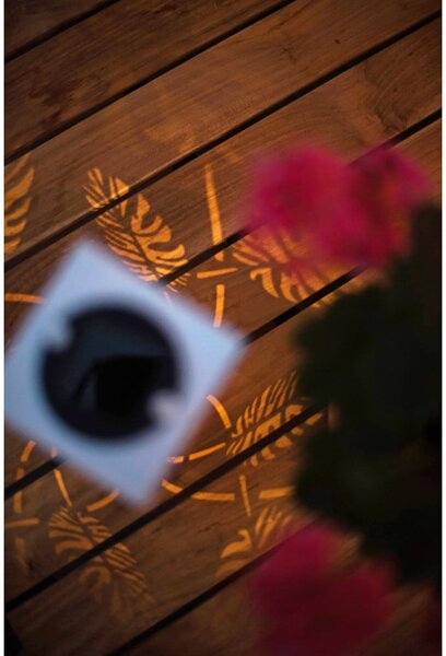 Decorazione a luce solare LED in metallo bianco Albaleaf - Star Trading