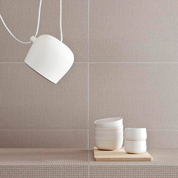 FLOS Aim LED a sospensione di design, bianco