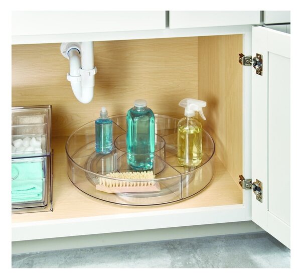 Contenitore rotondo trasparente iDesign The Home Edit, ⌀ 45,7 cm - iDesign/The Home Edit