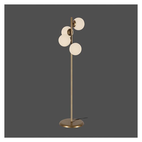 Lampada da terra color oro, altezza 130 cm Owl - Squid Lighting