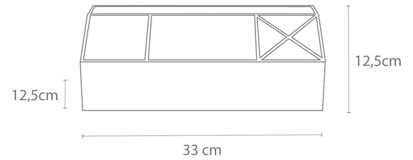 Organizer in cartone per la cancelleria Elisa - Bigso Box of Sweden