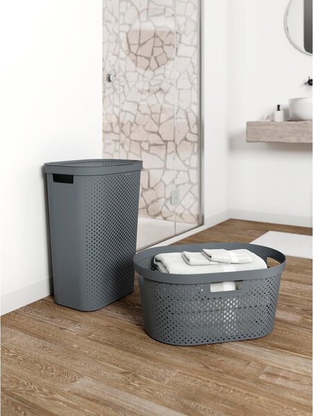 Cesto grigio scuro, 60 l Infinity - Curver