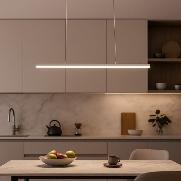 Brilagi - Lampadario LED a sospensione su cavo AXIS LED/30W/230V 120 cm bianco