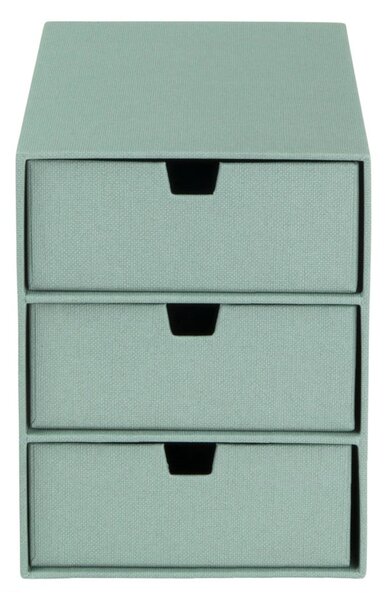Organizer verde in cartone per cassetti Ingrid Canvas Paper Laminate – Bigso