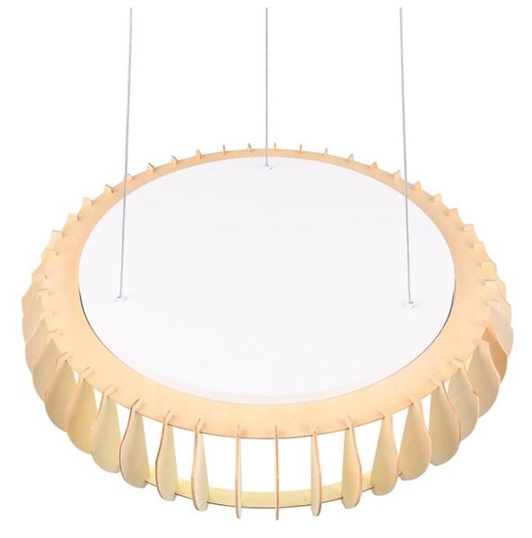 Lampada a sospensione LED in colore bianco e naturale ø 60 cm Monte - Trio