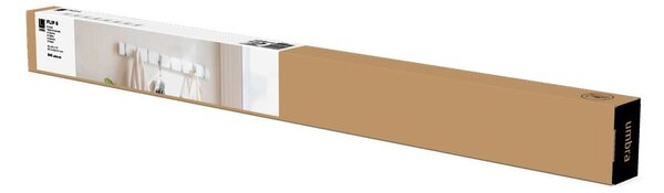 Appendiabiti da parete bianco in legno di pioppo Flip - Umbra