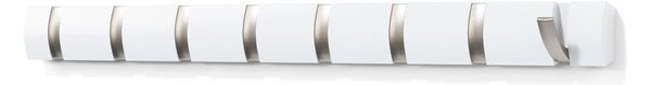 Appendiabiti da parete bianco in legno di pioppo Flip - Umbra