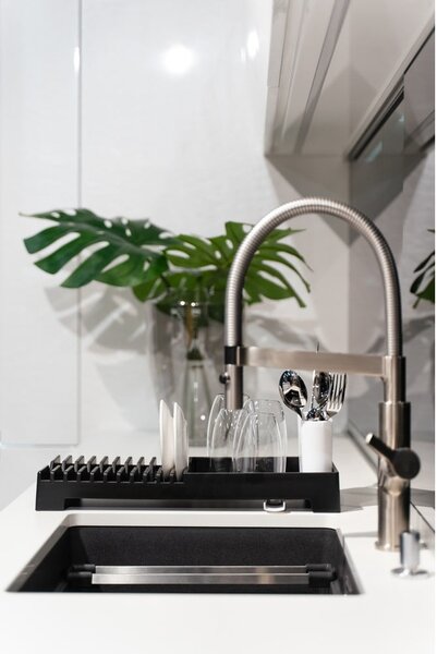 Scolapiatti nero Livio Duo - Vialli Design