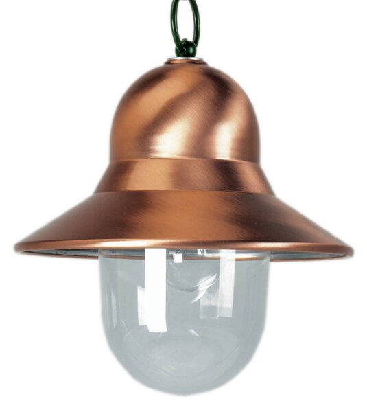 K.S. Verlichting Lampada a sospensione da esterno Toscane color rame, verde
