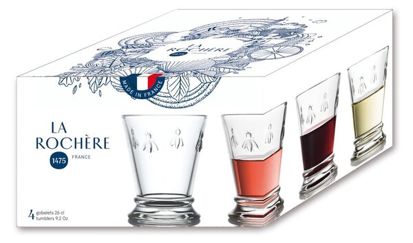 Set di bicchieri 4 pz 260 ml Abeille – La Rochére