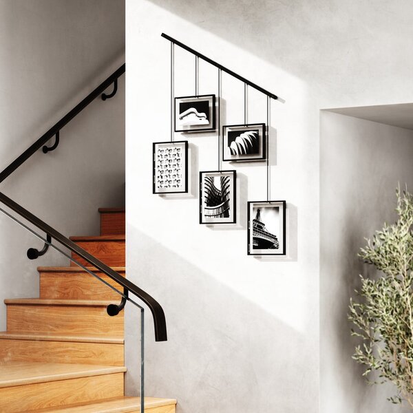Cornici da parete in metallo nero in set da 5 66x69 cm Exhibit - Umbra