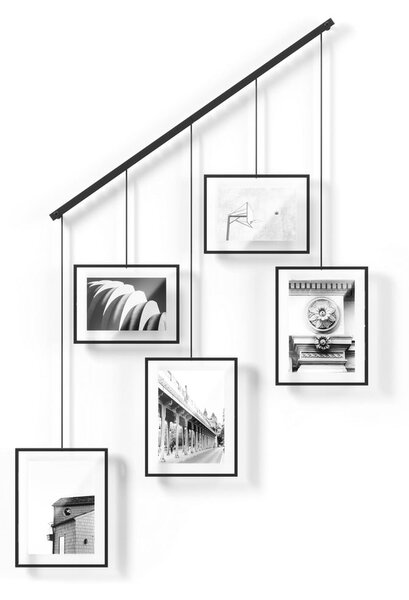 Cornici da parete in metallo nero in set da 5 66x69 cm Exhibit - Umbra