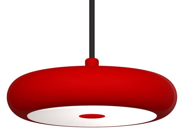 Lampada LED a sospensione Boina, Ø 19 cm, rosso