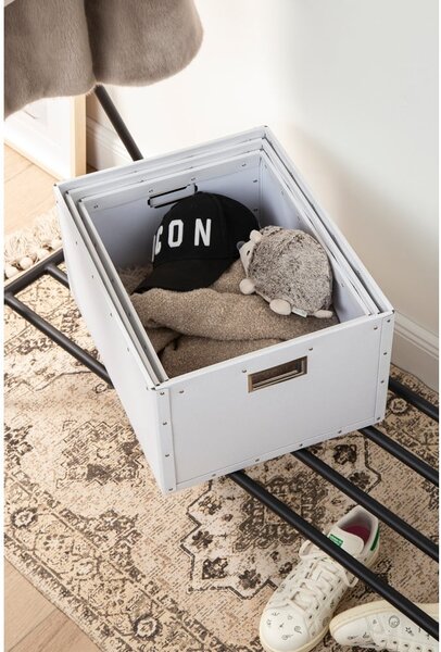 Scatole di cartone bianche in set da 3 Ture - Bigso Box of Sweden