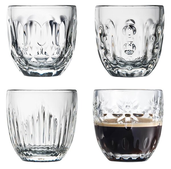Set di bicchieri da whiskey 4 pz 100 ml Troquet – La Rochére