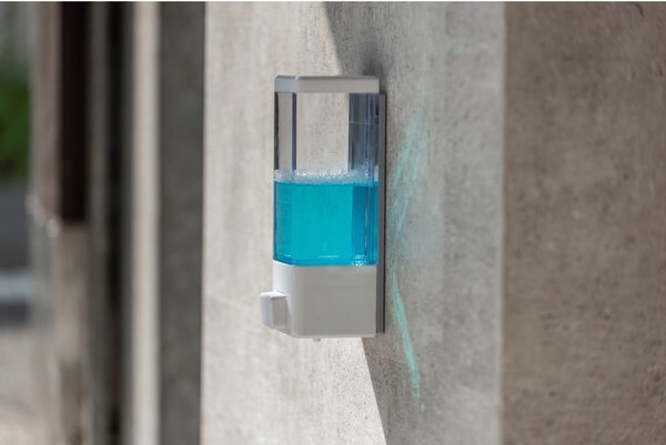 Dispenser di sapone in plastica bianco da parete 320 ml Istres - Wenko