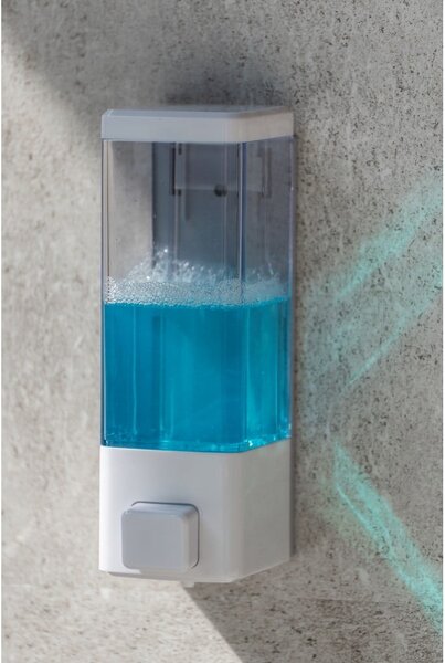 Dispenser di sapone in plastica bianco da parete 320 ml Istres - Wenko