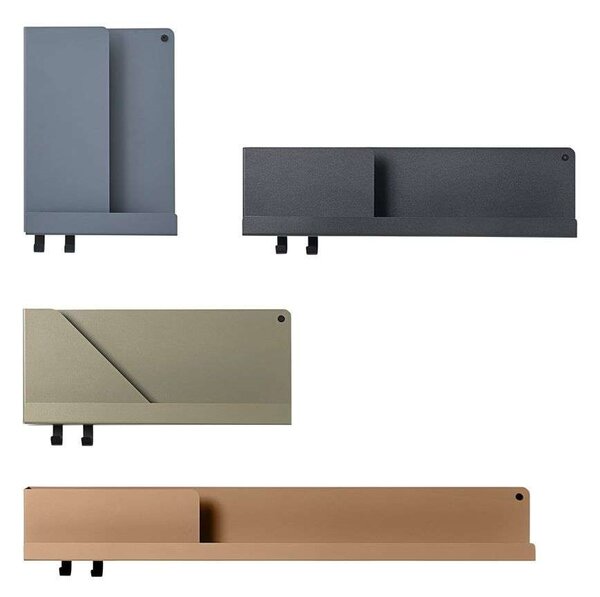 Muuto - Folded Shelves 96x13 Grey Muuto