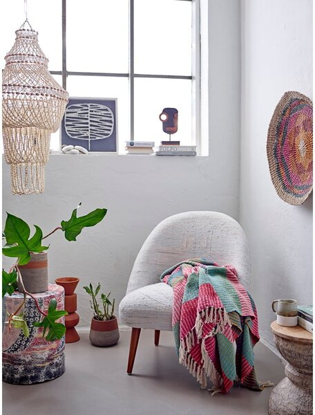 Coperta in cotone riciclato 130x160 cm Isnel - Bloomingville