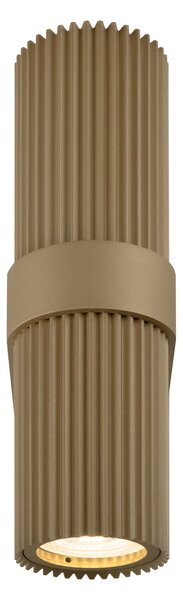 Applique Da Parete Moderno Dynamics Alluminio Oro 2 Luci Gu10 50W