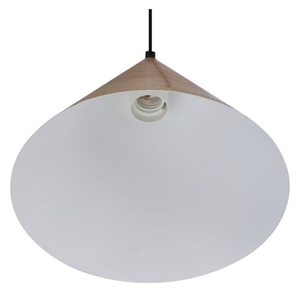 Lampada a sospensione marrone con paralume in vetro ø 25 cm Dunca - Candellux Lighting