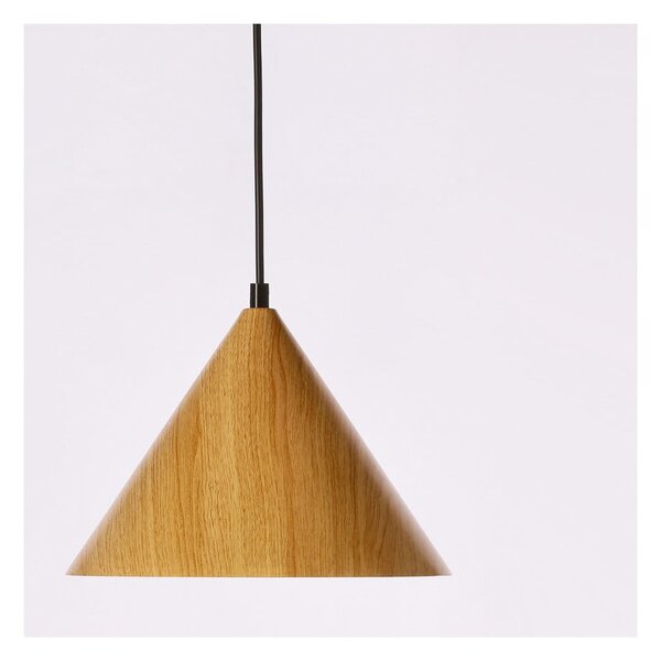 Lampada a sospensione marrone con paralume in vetro ø 25 cm Dunca - Candellux Lighting