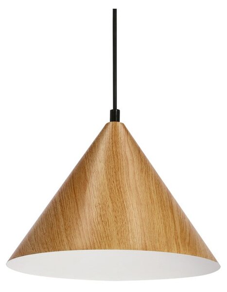 Lampada a sospensione marrone con paralume in vetro ø 25 cm Dunca - Candellux Lighting