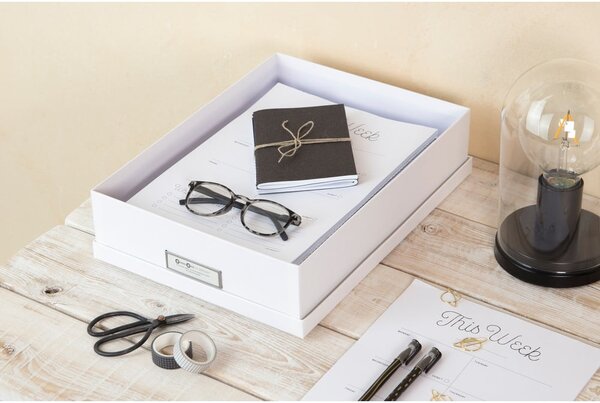 Organizzatore di cartone per documenti Oskar - Bigso Box of Sweden