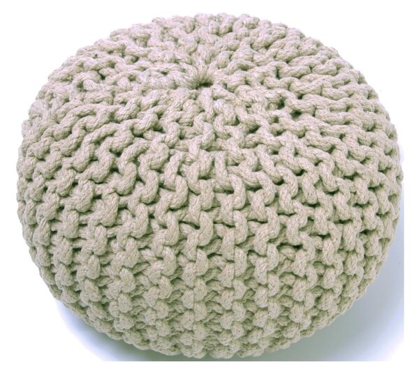 Pouf per bambini beige fatto a mano Lili - Nattiot